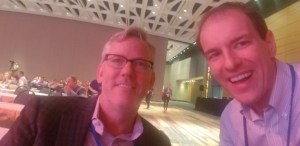 Pic: HubSpot co-founder Brian Halligan guest stars on a HubSpot webinar I was hosting while I worked there